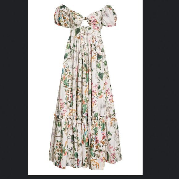 Cara Cara Peyton Gown Maxi Dress Whimsical Ivory - Picture 5 of 5